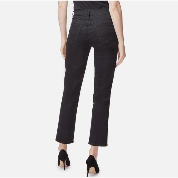 J BRAND Adele Mid Rise Straight Leg Jean Black Vesper Noir Sz 29 NWT $198 {3Z23} - Picture 4 of 4